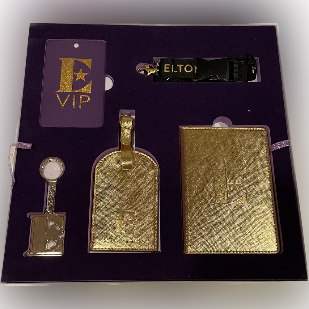 Elton John concert tour travel gift set